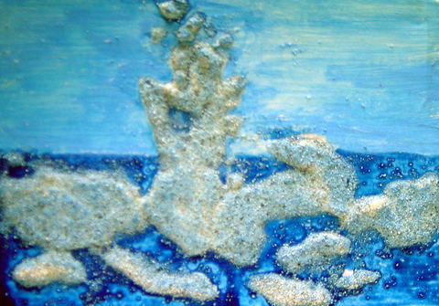 Pintura matérica. Materiales: pigmentos y aglutinantes al agua