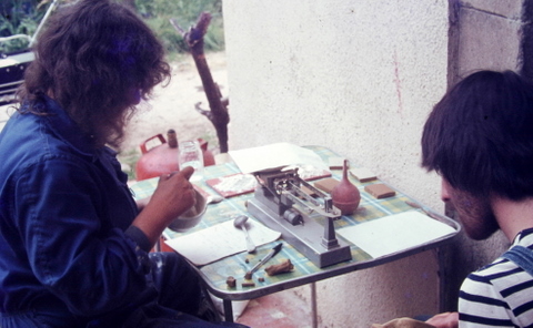 Curso de cerámica. Martín Rollo y Paco Arenas.