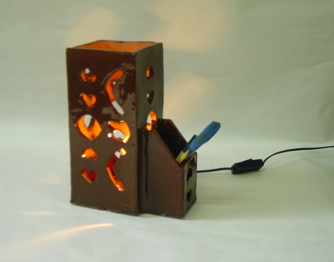 Diseño lámpara. Esmaltes de investigación 