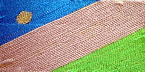 Trabajos textiles. Materiales: hilos y tejidos