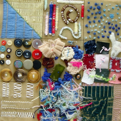 Trabajos textiles. Materiales: hilos y tejidos 